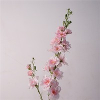 Bunga Delphinium Buatan Bionik Batang Panjang Seperti Asli untuk Dekorasi Pernikahan, Rumah, Rangkaian Bunga, dan Perlengkapan Fotografi