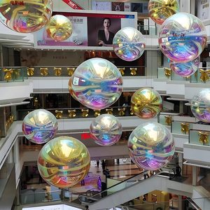 Commercial Decorative PVC <b>Inflatable</b> Ball Handing Mirror Big Shiny Decoration <b>Inflatables</b> Mirrior Ball Mirror Ball Sphere - Product Image 2