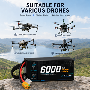 Batterie LiPo pour drone 6000mAh 6S 22.2V 100C 133.20Wh avec connecteur XT90 pour FPV UAV Avion RC Fournisseur B2B OEM ODM Marque Privée Vente en Gros - Product Image 4