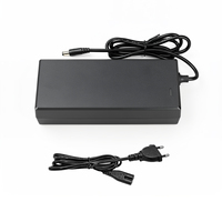 Chargeur de batterie pour vélo électrique Reliago 67,2 V 2 A F3 avec prise jack DC 5,5 x 2,1 mm pour remplacement de vélo électrique et câble de 1 mètre