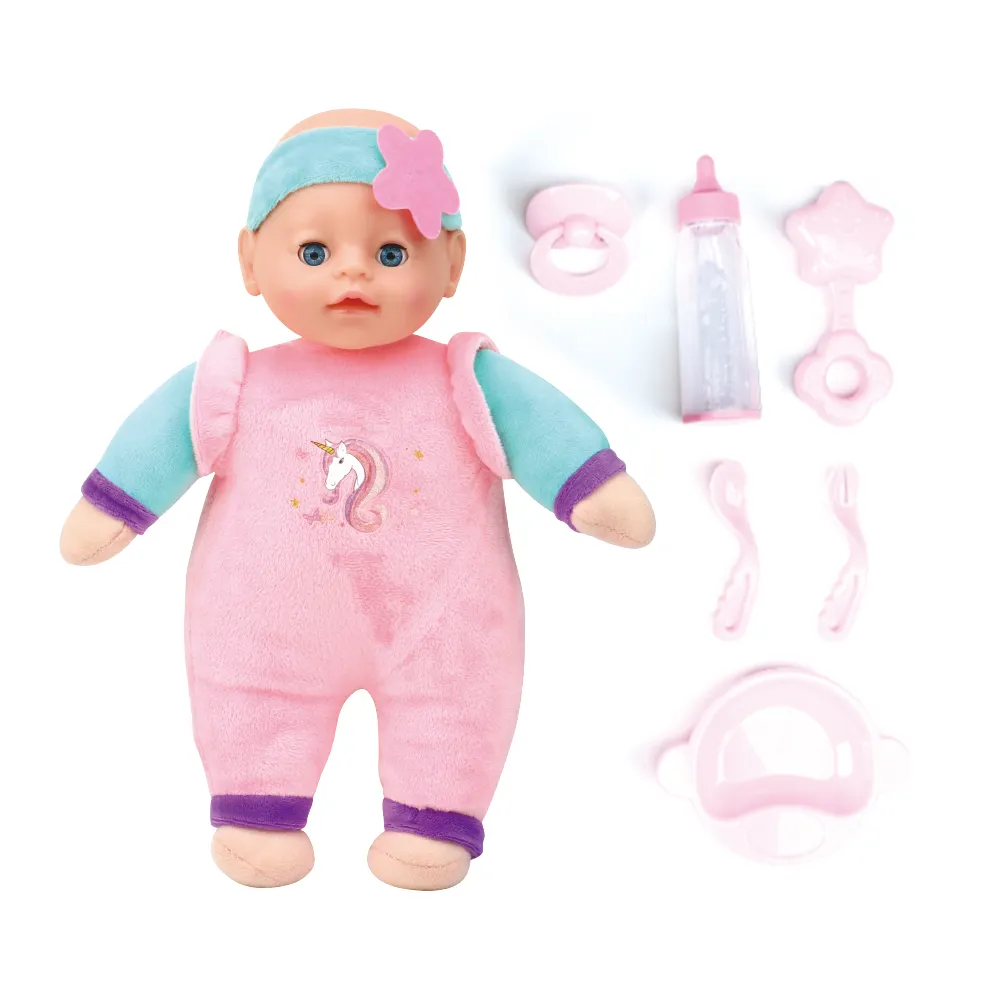 Doll Sets with IC Interactive Baby Doll Sets for Kids Baby Doll with Feed Set and Sound Dress Up