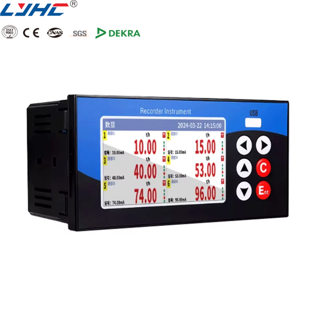 Intelligent Color Display Precision Data and Trend Icon Recorder, Digital Panel bar Graph and Curve Graph Display Device