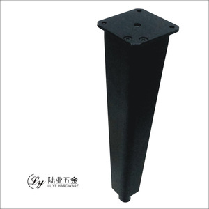 Pieds de meubles en métal Luye, coniques, en acier au carbone, finition or brossé noir, de 8 cm à 30 cm, pour canapé, table, armoire - Product Image 2