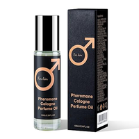 Parfum aux phéromones Forhim pour hommes, parfum portable en roll-on, parfum masculin longue durée infusé aux phéromones, huile essentielle, Cologne
