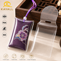 Sacs refermables en PVC transparent avec fermeture à rabat pour le rangement et l'organisation de bijoux, fournitures d'emballage pour petites entreprises, vente en gros