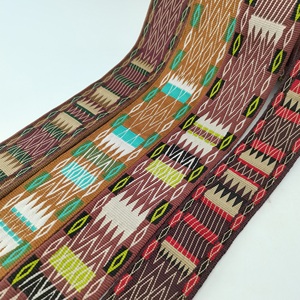 5Cm Brede Geweven Jacquard Geometrische Tape Voor Gitaarbanden En Tasriemen Tribale Stijl - Product Image 2