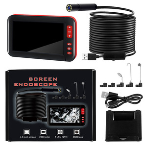 4.3 Inch Screen Endoscope 8mm Lens 8 LED Lights USB Car Inspection Tool - Product Image 1