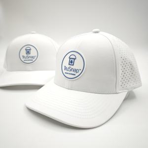 Gorra de Golf Deportiva Personalizada al por Mayor, Impermeable, de 6 Paneles, con Visera Curva, Corte Láser, Transpirable, Ajustable, para Hombre y Mujer, con Estampado de Leopardo - Product Image 2