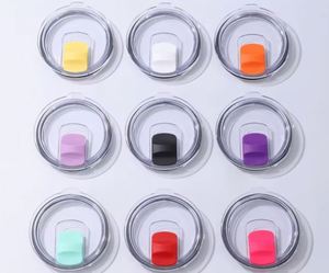 Cross-border Direct Supply of 16oz 20oz 30oz Plastic Leak-proof <b>Car</b> Cup Lid Ice Bully <b>Push</b> Piece Lid Spot - Product Image 5