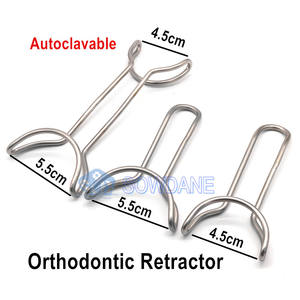 <span class=keywords><strong>Retractor</strong></span> de ortodoncia dental en forma de T, abridor de mordaza, <span class=keywords><strong>Retractor</strong></span> de dientes, extremos dobles, instrumento de ortodoncia para dentista, blanqueamiento dental - Product Image 5