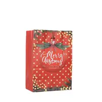 Nieuwe Creative Kraft Gift Bag Candy Kerstavond Apple Verpakt Prachtig Gedetailleerde Kerst Papieren Zak