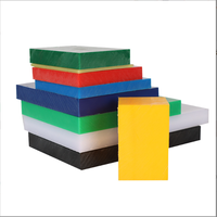 Feuille de PEHD antidérapante bleue à prix imbattable, feuille de plastique noire recyclable en PEHD, feuille de PE-UHMW borée