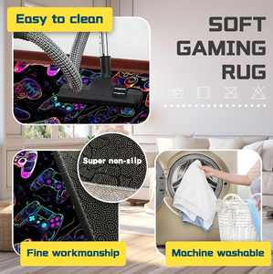 <span class=keywords><strong>Tapis</strong></span> de sol souple de grande surface <span class=keywords><strong>pour</strong></span> salle de jeux d'e-sport, avec motif de console de jeu de dessin animé de technologie futuriste personnalisée - Product Image 4