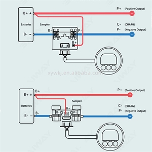 YXW TR16H 쿨롱 카운터 미터 배터리 용량 표시기 8 ~ 120V 리튬 철 인산염 3 차 니켈 등 방수 - Product Image 6