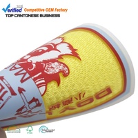 Tatami Gummi Silikon Etiketten Großhandel Custom Soccer Team Club Logo Temperatur änderung Wärme übertragung Druck Patches