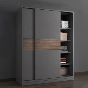 Armario a Medida de Lujo, Moderno y Minimalista, con Puertas de Madera Sólida y Almacenamiento Inteligente, Construcción en Tablero de Partículas para Dormitorio - Product Image 4