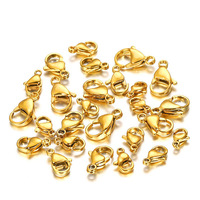 Fermoirs de homard en or 14k 18k en acier inoxydable de haute qualité pour la fabrication de colliers à chaîne