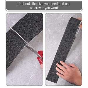 Xuri migliore qualità adesivi esterni antiscivolo nastro in PVC elettrico rotolo materiale per animali domestici strisce tagliabili per le scale - Product Image 3
