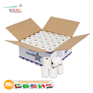 Thuyền 50 cuộn trong một hộp 48gsm 80x80mm máy in tùy chỉnh nhận Quảng Châu hóa đơn nguyên liệu nhỏ thủ quỹ nhiệt giấy cuộn - Product Image 3