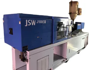 יפן מותג JSW 100T יד שנייה הזרקת מכונת דפוס אופקי ציוד