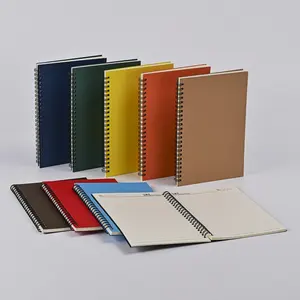 Hot sale a5 business office thickened coil notebook 32K spiral homework notebook