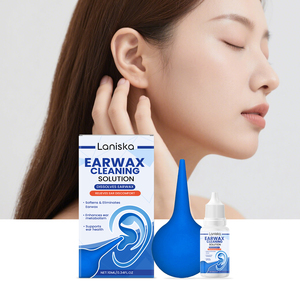 Eliminador de <span class=keywords><strong>cera</strong></span> para los oídos, 10ml, gotas para los oídos para limpiar los oídos, disolución rápida, limpieza suave y eficaz de los oídos - Product Image 2