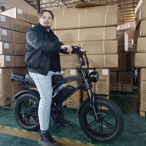 Vélo électrique de plage et de neige, pneus larges de 20 pouces tout-terrain, nouveau vélo à assistance électrique rétro 520 Lithium-ion - Product Image 3