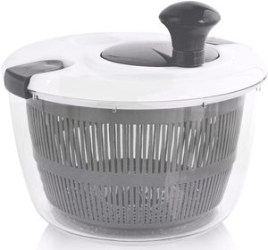 Lớn Salad Spinner Với Nắp 5 Qt Công Suất Của Nhãn Hiệu Rau Máy Sấy Với Double-Khóa Xà lách Spinner Rau Máy Sấy Trái Cây Máy Giặt - Product Image 4