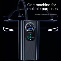 Pompe à air électrique multifonction portable pour vélo, batterie 12V, cordon pour voiture, compresseur d'air pour pneus