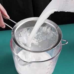 Passoire à café en acier inoxydable 18/8 argenté, à long manche, à mailles fines, de forme conique, écologique, compatible lave-vaisselle et four - Product Image 3