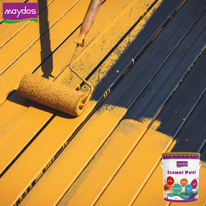 High Gloss <strong>Fast</strong> <strong>Drying</strong> Alkyd Enamel Finish Paint <strong>Topcoat</strong> With Different Colors for Steel Use - Product Image 4