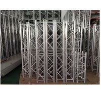 Poteaux carrés en alliage d'aluminium de 400 mm, légers, pour scènes extérieures, présentoirs de truss pour événements, DJ