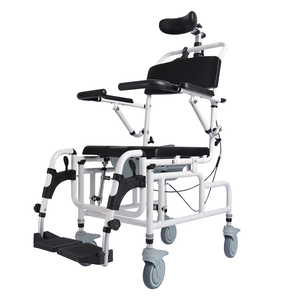 Có thể điều chỉnh ngả tắm <span class=keywords><strong>commode</strong></span> ghế với tựa đầu Tilt-in-Space nhà vệ sinh ghế với đệm ghế phòng tắm thiết bị an toàn - Product Image 1