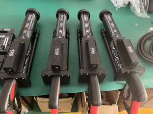 ปืนยิง CO2 LED รุ่นใหม่ แบตเตอรี่ทรงพลัง สร้างเอฟเฟกต์ควันบนเวที ปืนพกพา RGB LED CO2 แคนนอน สำหรับดีเจ ไนท์คลับ บาร์ - Product Image 5