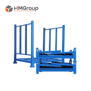 Estante de Almacenamiento de Metal Plegable y Apilable de Alta Resistencia, Ajustable, Seguro y Resistente, para la Industria de Rollos de Tela - Product Image 3