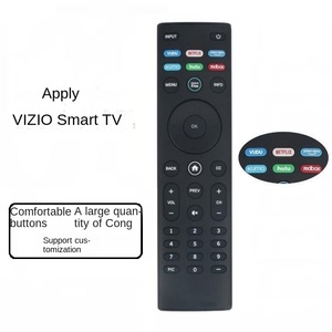 Vizio XRT136 telecomando nero con Video tasti di scelta rapida per Vudu/<span class=keywords><strong>Netflix</strong></span>/prima funzione Anti-Shock in materiale plastico - Product Image 2