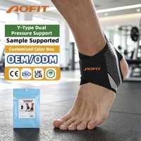 Manchon de compression sportif en nylon respirant et flexible pour la cheville, anti-entorse, anti-torsion, écologique, unisexe, protection professionnelle