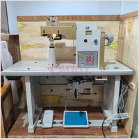 Machine automatique de collage et de frappe des bords en cuir CADDY - Application informatisée de colle pour les empeignes de chaussures et le traitement en tannerie
