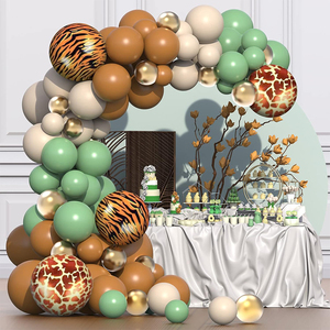 <span class=keywords><strong>Jungle</strong></span> Balloon Set Giraffe Tiger Stripe 4D Película de aluminio Globo Baby Shower Fiesta Decoración - Product Image 6