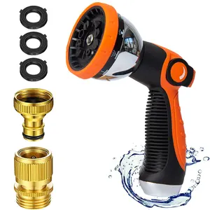 JOYMADE 10 Pattern Water Spray Garden Hose Nozzles Garden Hose Nozzles best hose nozzles