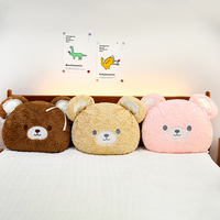 Vente directe d'usine, ours en peluche Keke, ours en peluche rose et brun mignon, coussin en peluche, poupée, animal, coussin pour dormir, cadeau d'anniversaire pour enfants