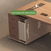 Combinaison de chaises de bureau de luxe légères, modernes et simples Bureau de direction personnalisable