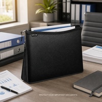 Sac de rangement ignifuge extensible, pochette étanche en fibre de verre enduite de silicone, avec fermeture éclair et mousqueton pour documents et objets de valeur