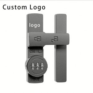 Custom Brand Heavy Duty <b>Barn</b> <b>Door</b> <b>Locks</b> with 90 and 180 Degree Sliding, Zinc Alloy, Perfect for Promos - Product Image 4