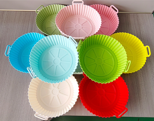 OKSILICONE <span class=keywords><strong>Accessori</strong></span> da Forno: Tappetino in Silicone Riutilizzabile per <span class=keywords><strong>Friggitrice</strong></span> <span class=keywords><strong>ad</strong></span> <span class=keywords><strong>Aria</strong></span>, Facile da Pulire, Sostitutivo della Carta Forno - Product Image 4