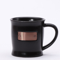 SWT Logo en cuivre personnalisé Souvenir nouveau Design logo personnalisé tasse à thé en céramique de café avec poignée