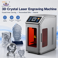 Machine de marquage laser UV IPS-LUV5W E 5W pour la gravure interne de logos sur le verre, l'acrylique et les matériaux transparents