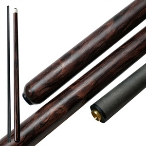 Queue de billard en bois de bouleau, 58 pouces, 20 oz, deux pièces, pour snooker et billard, avec enveloppe en lin imprimé - Product Image 3
