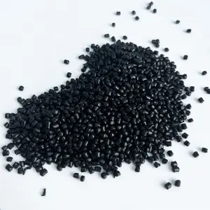 Zwarte Masterbatch Granule Pp Pe Abs Tpu Tpe Pc Ps Pet Petg Pa Blaasfilm Injectie Plastic