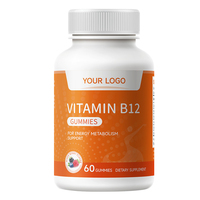 Gummies de Vitamine B12 YTBIO Haute Puissance Méthylcobalamine pour un Soutien Énergétique Quotidien Marque Privée OEM